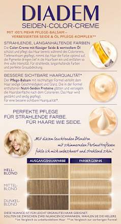 Haarfarbe Perlmuttblond 703 Schwarzkopf DIADEM