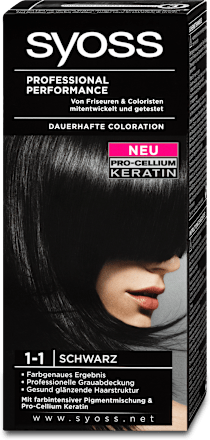 Color Classic Permanente Coloration - Nr. 1-1 Schwarz syoss