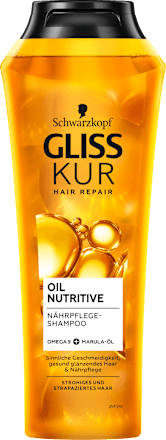 Hair Repair Oil Nutritive Nährpflege Shampoo Schwarzkopf GLISS