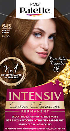 Intensiv-Creme-Coloration - Nr. 645 Honigbraun Palette