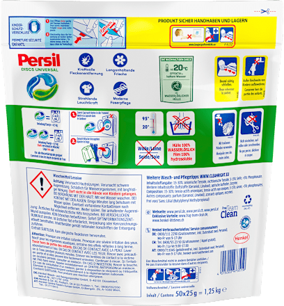 Vollwaschmittel universal Discs Persil