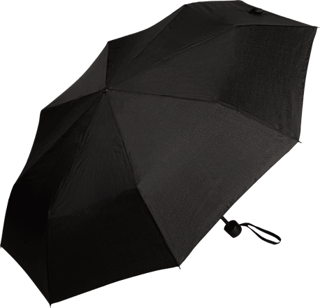 Parasol składany, czarny happy rain