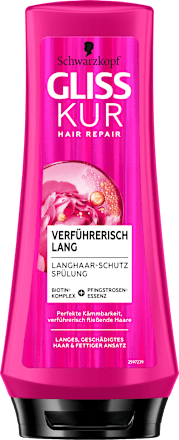 Hair Repair Spülung Verführerisch Lang Langhaar-Schutz-Spülung Schwarzkopf GLISS
