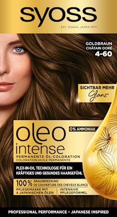 Permanente Öl-Coloration - Nr. 4-60 Goldbraun Syoss Oleo Intense