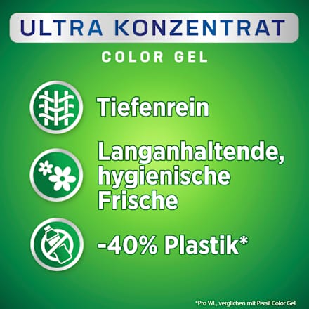 Colorwaschmittel Gel Ultra Konzentrat (2x62WL) Persil