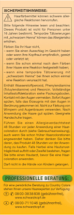 Intensivtönung 80 Arabia Schwarzbraun Schwarzkopf Country Colors