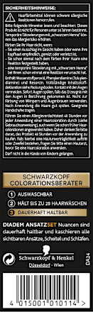 Ansatzset Dunkel-Braun A4, 1 St Schwarzkopf DIADEM
