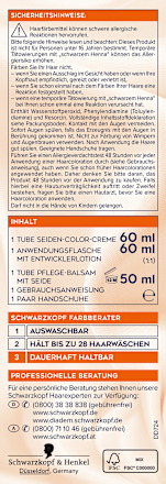 Haarfarbe Dunkelbraun 724, 1 St Schwarzkopf DIADEM