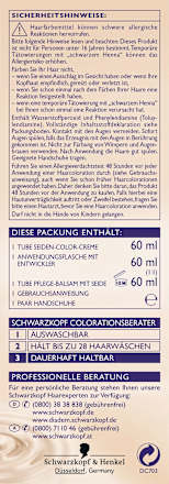 Haarfarbe Perlmuttblond 703 Schwarzkopf DIADEM