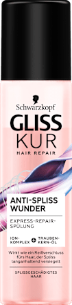 Anti-Spliss Wunder Express-Repair-Spülung Schwarzkopf GLISS
