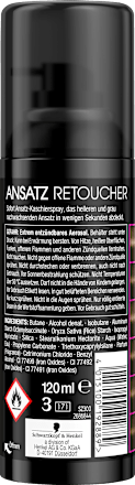 Ansatz Retoucher Kaschierspray Braun syoss