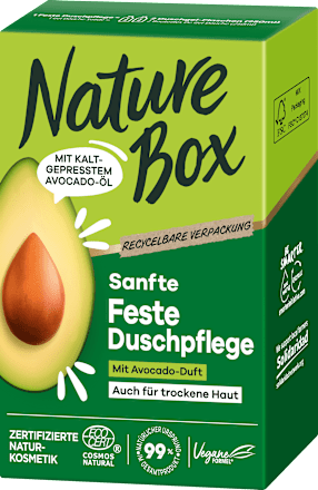 Feste Duschpflege Sanft Avocadoduft Nature Box