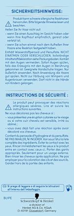 Haare Aufheller Ultra L1+ Schwarzkopf Blonde