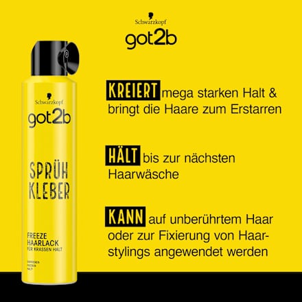 Haarlack Sprühkleber got2b