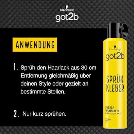 Haarlack Sprühkleber got2b