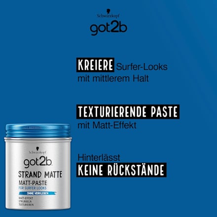 Matt-Paste strand matte got2b