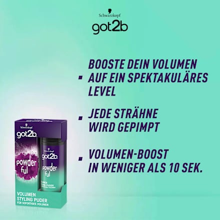 Styling Puder Volumen Powder'ful got2b