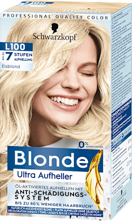 Blonde Ultra Aufheller Platin Aufheller - Nr. L100 Eisblond Schwarzkopf Blonde