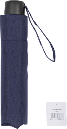 Parasol składany, granatowy happy rain