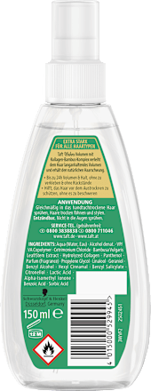 Föhnspray Volumen  Extra Stark Schwarzkopf taft