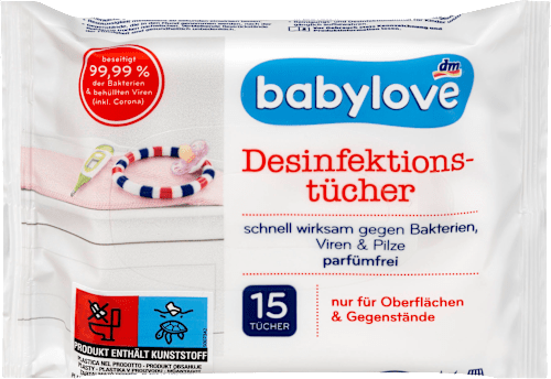 Desinfektionstücher Parfümfrei babylove