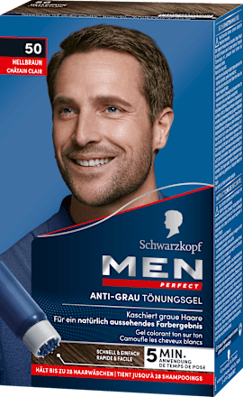 Intensivtönung Anti-Grau-Gel 50 Natur Hellbraun Schwarzkopf Men Perfect