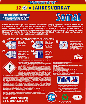 Spülmaschinenreiniger-Tabs Maxipack Somat