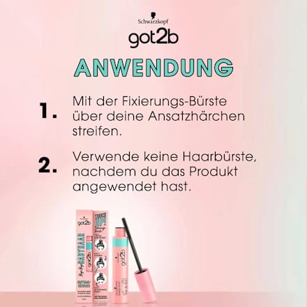 Fixierungsbürste Bye Bye Babyhaar Touch Up  got2b
