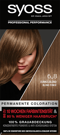 Haarfarbe 6_8 Dunkelblond syoss