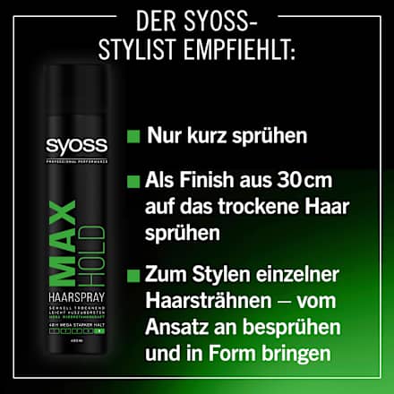 Haarspray Max Hold syoss