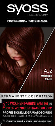 Haarfarbe 4_2 Mahagoni syoss