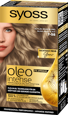 Haarfarbe 7-58 Kühles Beige-Blond, 1 St Syoss Oleo Intense