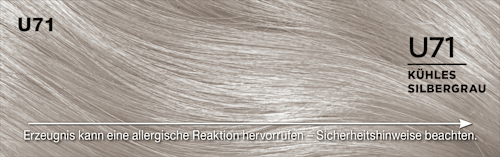 Haarfarbe U71 Kühles Silbergrau  Palette Intensive Color Creme