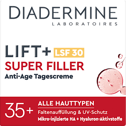 Gesichtscreme Anti-Age Lift+ Super Filler Hyaluron LSF 30  Diadermine