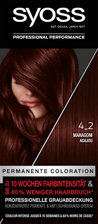 Haarfarbe 4_2 Mahagoni syoss