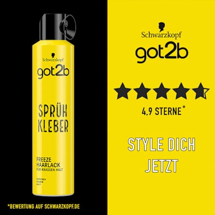 Haarlack Sprühkleber got2b