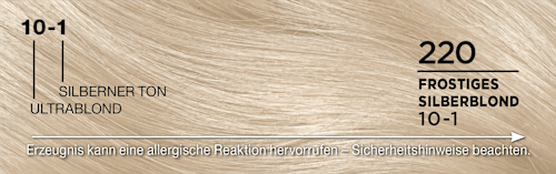 Haare Aufheller 220 Frostiges Silberblond Palette Intensive Color Creme