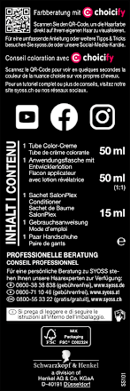 Haarfarbe 10_15 Glänzendes Titan Syoss