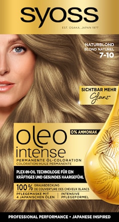Permanente Öl-Coloration - Nr. 7-10 Naturblond Syoss Oleo Intense