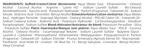 Haare Aufheller 12-00 Extra Platinum Syoss Oleo Intense