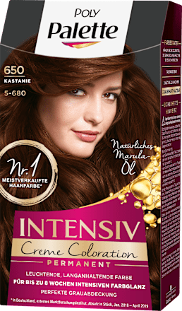 Haarfarbe 650 Kastanie, 1 St Palette Intensive Color Creme