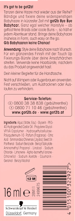 Fixierungsbürste Bye Bye Babyhaar Touch Up  got2b