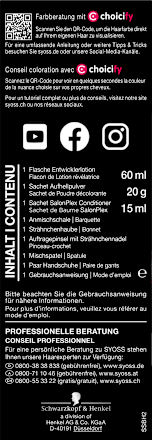 Strähnchen Set H2 Kristallklares Blond syoss