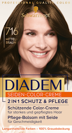 Haarfarbe Mittel-Braun 716, 1 St Schwarzkopf DIADEM