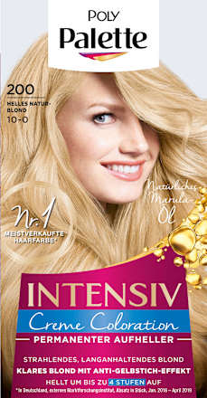 Haare Aufheller 200 Helles Naturblond Palette Intensive Color Creme
