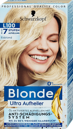 Blonde Ultra Aufheller Platin Aufheller - Nr. L100 Eisblond Schwarzkopf Blonde