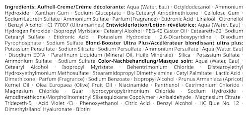 Haare Aufheller Ultra L1+ Schwarzkopf Blonde