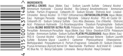 Haare Aufheller L9-0 Platin Blond Palette Intensive Color Creme