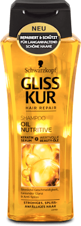 Hair Repair Oil Nutritive Nährpflege Shampoo Schwarzkopf GLISS