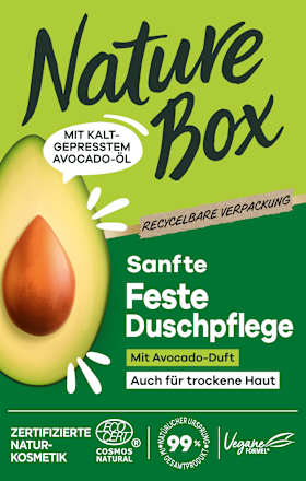Feste Dusche Avocado-Öl Nature Box